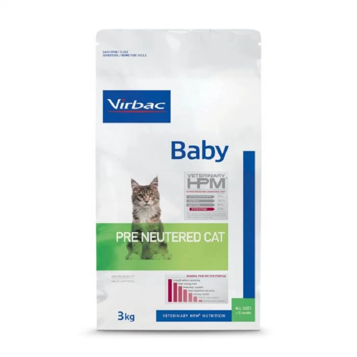 Virbac Veterinary HPM Baby Pre Neutered Cat 3 Kg 4 Virbac Veterinary HPM Baby Pre Neutered Cat 3 Kg - immagine 2