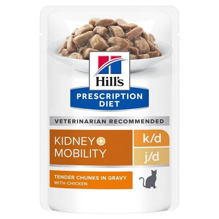 Hill's Prescription Diet Feline K/D + Mobility 12 X 85 G 5 Hill's Prescription Diet Feline K/D + Mobility 12 X 85 G - immagine 3