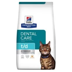 Hill's Prescription Diet Feline T/D 1.5 Kg -Forniture Per Gatti 52742041995 1 prescription diet chat t d croquettes poulet 1