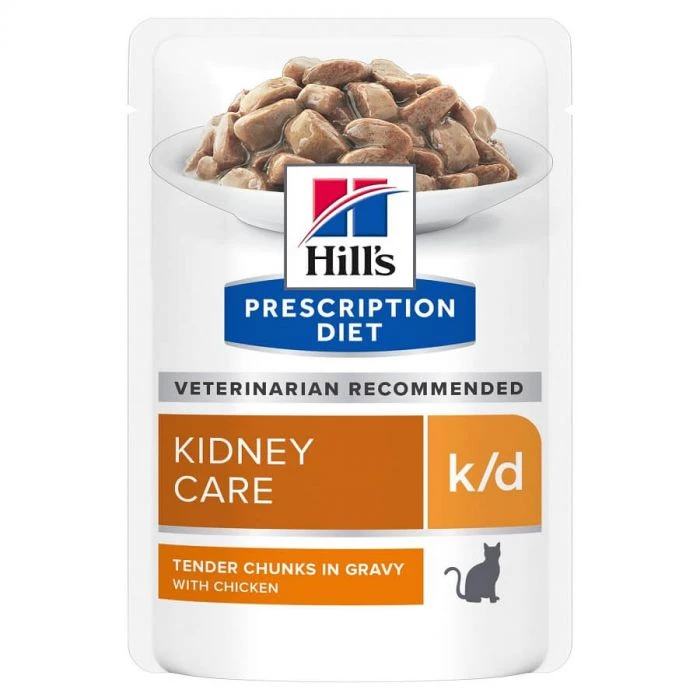 Hill's Prescription Diet Feline K/D Al Pollo BUSTINE 12 X 85 G 4 Hill's Prescription Diet Feline K/D Al Pollo BUSTINE 12 X 85 G - immagine 2