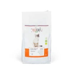 Felichef Crocchette BIO Senza Cereali, Senza Gluten Gatto Adulto 5 Kg -Forniture Per Gatti 63812 croquettes bio sans c r ales chat adulte 5kg face