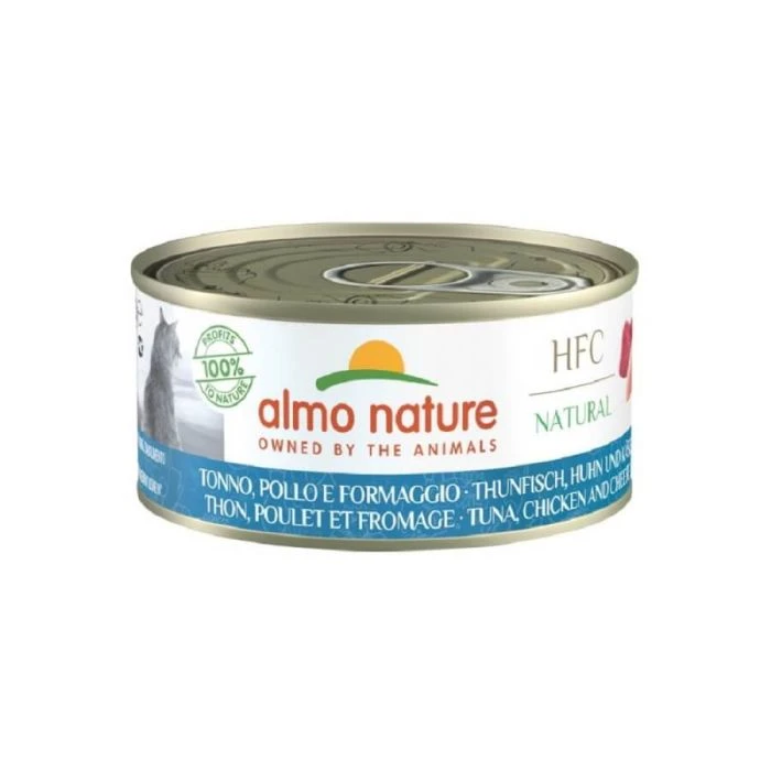 Almo Nature HFC Natural Tonno Pollo E Formaggio Per Gatto 4 X 150 G 3 Almo Nature HFC Natural Tonno Pollo E Formaggio Per Gatto 4 X 150 G