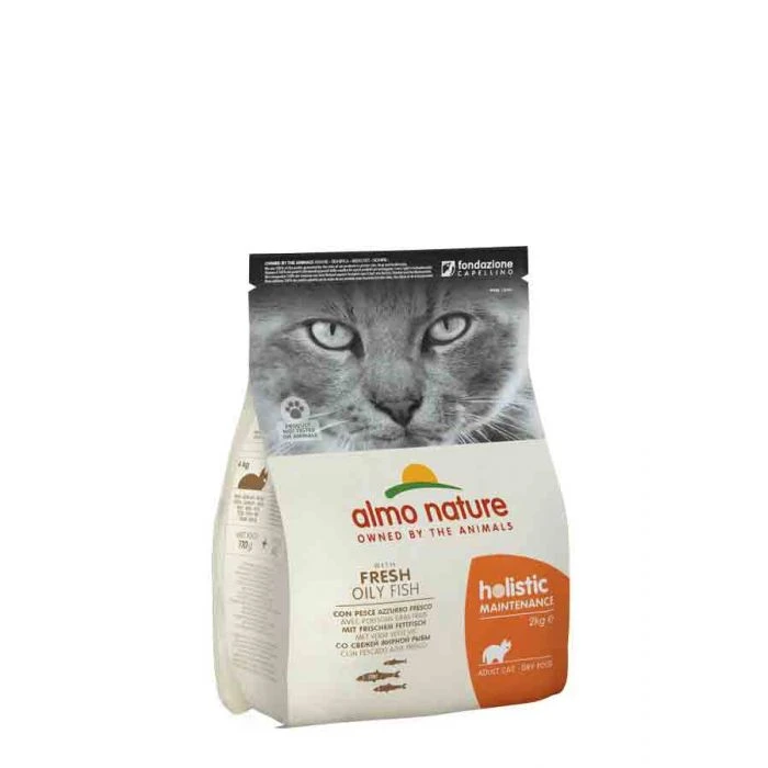 Almo Nature Holistic Pesce Blu E Riso Per Gatto 2 Kg 3 Almo Nature Holistic Pesce Blu E Riso Per Gatto 2 Kg