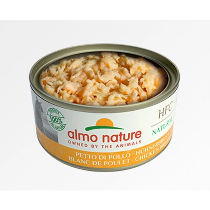 Almo Nature HFC Natural Petto Di Pollo Per Gatto 24 X 150 G 4 Almo Nature HFC Natural Petto Di Pollo Per Gatto 24 X 150 G - immagine 2