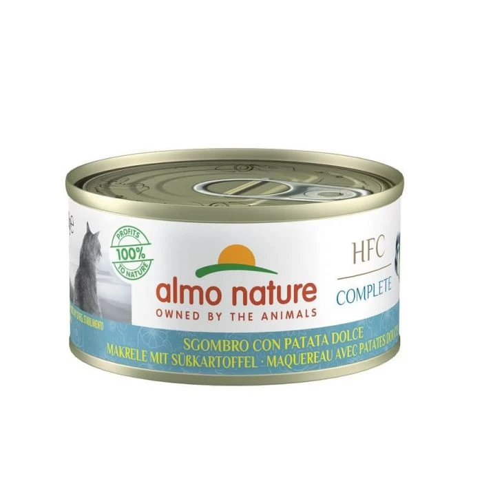 Almo Nature HFC Complete Sgombro E Patate Dolci Senza Cereali Per Gatto 24 X 70 G 3 Almo Nature HFC Complete Sgombro E Patate Dolci Senza Cereali Per Gatto 24 X 70 G
