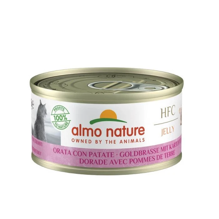 Almo Nature HFC Light Orata E Patate Per Gatto 24 X 70 G