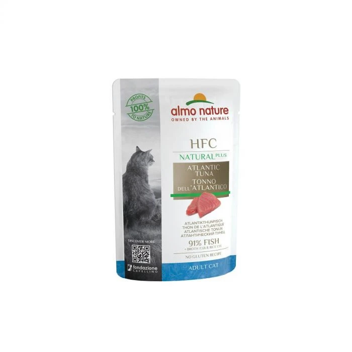 Almo Nature HFC Alternative Tonno Dell'Atlantico Per Gatto Bustine 24 X 55 G 3 Almo Nature HFC Alternative Tonno Dell'Atlantico Per Gatto Bustine 24 X 55 G