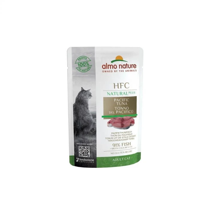 Almo Nature HFC Alternative Tonno Del Pacifico Per Gatto Bustine 24 X 55 G