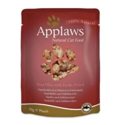 Applaws Bustina Gatto Tonno Gamberetti 12 X 70 G