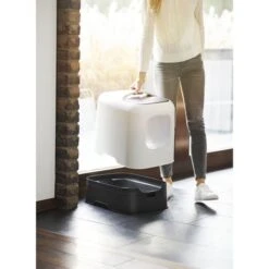 Rotho Cat Toilet Biala Cappuccino -Forniture Per Gatti biala 2