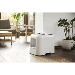 Rotho Cat Toilet Biala Bianco -Forniture Per Gatti biala 3