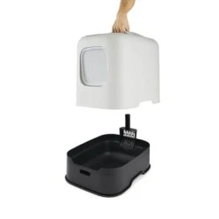 Rotho Cat Toilet Biala Bianco -Forniture Per Gatti blanc 1
