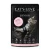 Cat's Love Junior Pollo Senza Cereali & Senza Glutine 12 X 85 G -Forniture Per Gatti cat s love junior poulet sans ce re ales et sans gluten 12 x 85 g