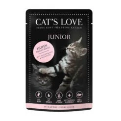 Cat's Love Junior Pollo Senza Cereali & Senza Glutine 12 X 85 G