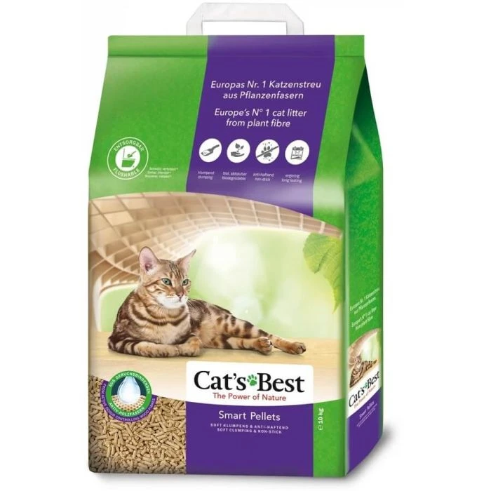 Cat's Best Lettiera Smart Pellets 20 L 3 Cat's Best Lettiera Smart Pellets 20 L
