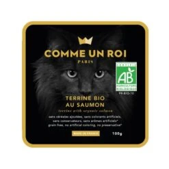 Comme Un Roi Gatto Bio Salmone Verdure 16 X 100 G