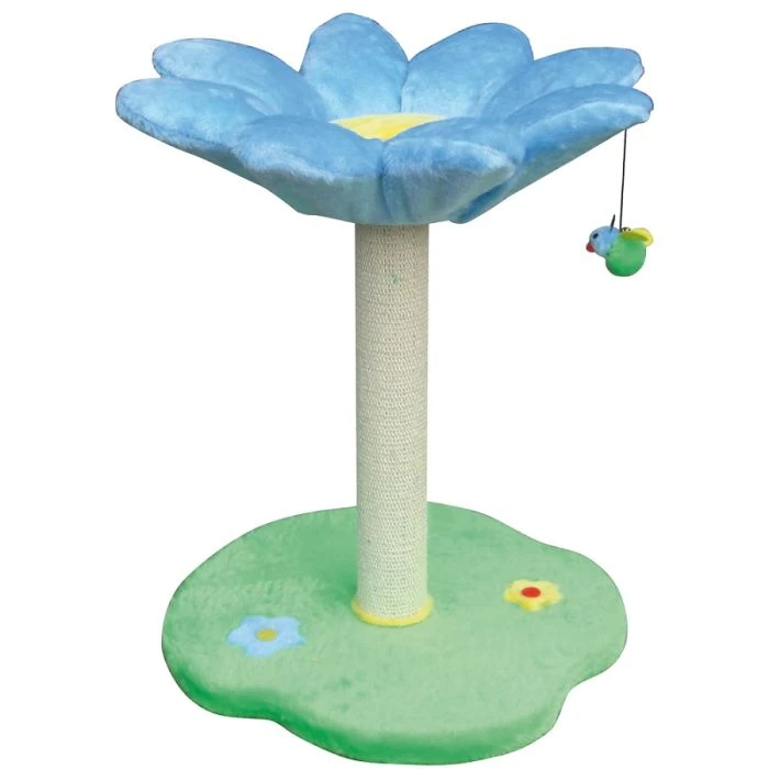 Croci Tiragraffi Fiore Per Gatto 45 X 45 X 59 Cm 4 Croci Tiragraffi Fiore Per Gatto 45 X 45 X 59 Cm - immagine 2