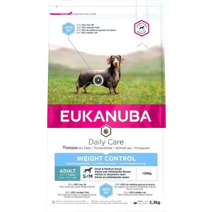 Eukanuba Cane Daily Care Adult Overweight Taglia Piccola & Media Al Pollo 2.3 Kg 3 Eukanuba Cane Daily Care Adult Overweight Taglia Piccola & Media Al Pollo 2.3 Kg