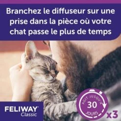 Feliway Diffusore + Ricarica 48ml (30 Giorni) -Forniture Per Gatti feliway classic diffuseur recharge 48ml 30 jours 10