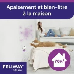 Feliway Diffusore + Ricarica 48ml (30 Giorni) -Forniture Per Gatti feliway classic diffuseur recharge 48ml 30 jours 11