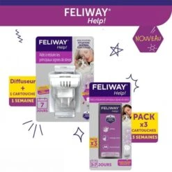 Feliway Help Diffusore + Cartuccia 7giorni -Forniture Per Gatti feliway help diffuseur cartouche 7 jours 9