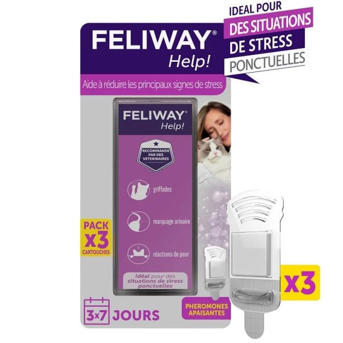 Feliway Help Pack 3 Cartucce 7 Jours 3 Feliway Help Pack 3 Cartucce 7 Jours