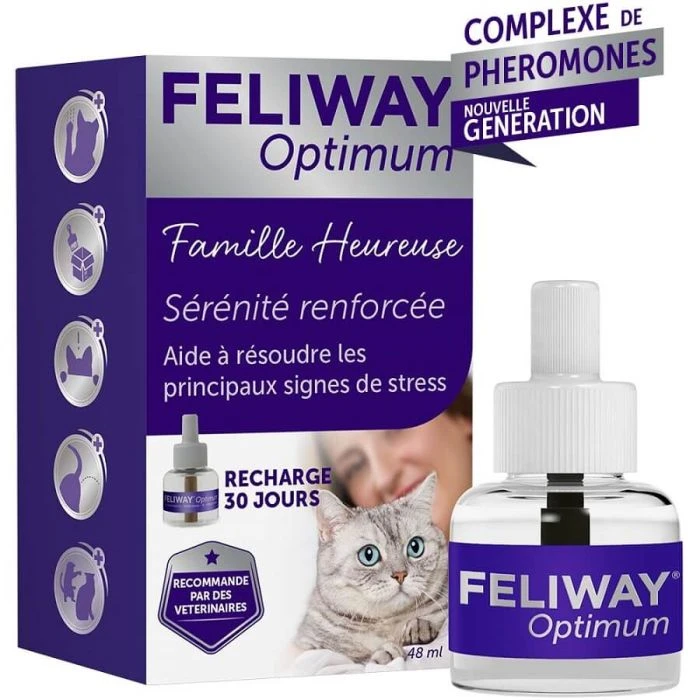Feliway Optimum Ricarica Per Diffusore 48 Ml 3 Feliway Optimum Ricarica Per Diffusore 48 Ml