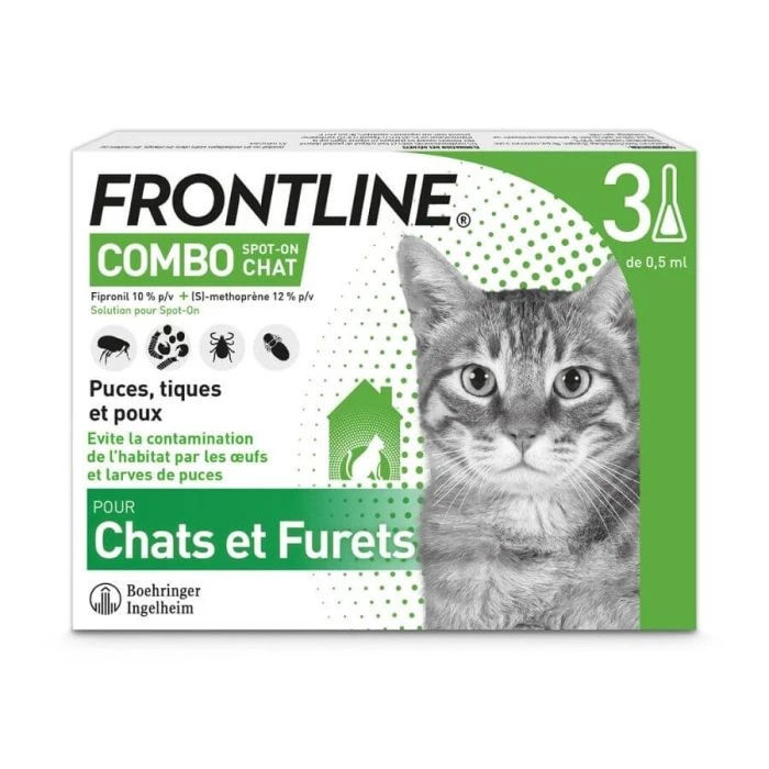 Frontline Combo Gatto 3 Pipette 3 Frontline Combo Gatto 3 Pipette