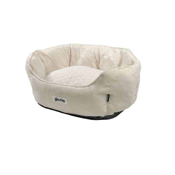 Gloria Lettino Rotondo Sweet Beige 50 X 40 Cm 4 Gloria Lettino Rotondo Sweet Beige 50 X 40 Cm - immagine 2