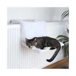 Trixie Amaca Letto Termosifone Peluche Bianco Gatto -Forniture Per Gatti hamac lit
