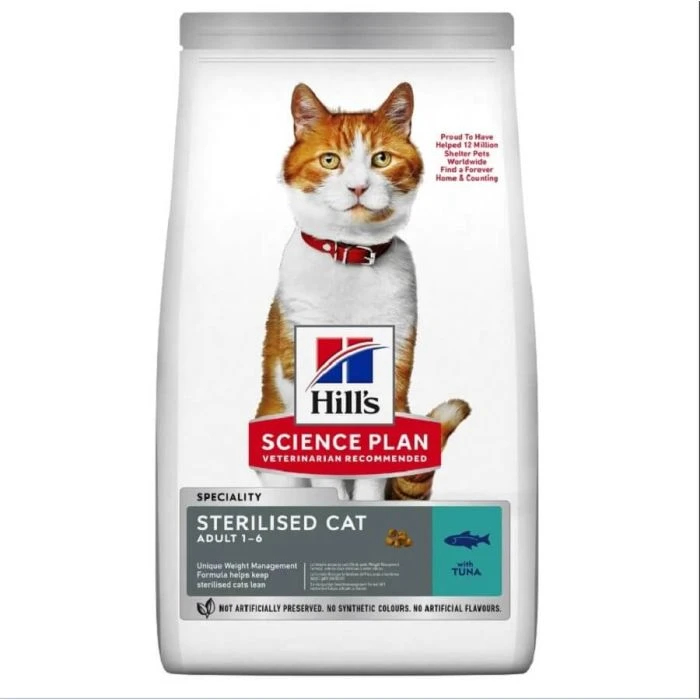 Hill's Science Plan Hill's Science Plan Feline Adult Sterilised Cat Al Tonno 3 Kg 4 Hill's Science Plan Hill's Science Plan Feline Adult Sterilised Cat Al Tonno 3 Kg - immagine 2