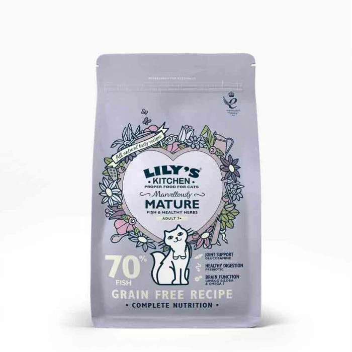 Lily's Kitchen Lily's Kitchen Crocchette Senza Cereali Con Pesce Per Gatto Senior 800 G 4 Lily's Kitchen Lily's Kitchen Crocchette Senza Cereali Con Pesce Per Gatto Senior 800 G - immagine 2