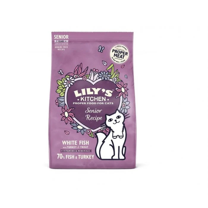 Lily's Kitchen Lily's Kitchen Crocchette Senza Cereali Con Pesce Per Gatto Senior 800 G 3 Lily's Kitchen Lily's Kitchen Crocchette Senza Cereali Con Pesce Per Gatto Senior 800 G