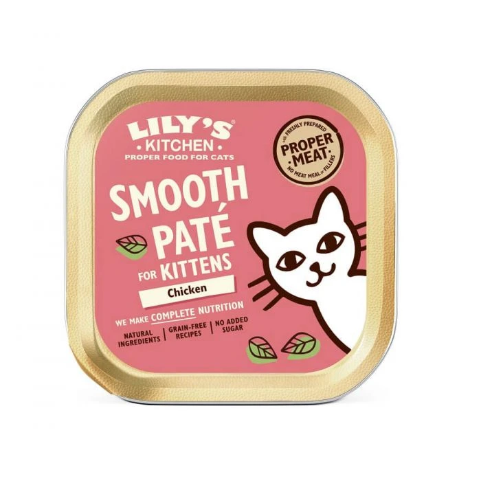 Lily's Kitchen Lily's Kitchen Kitten Smooth Paté Senza Cereali Con Pollo 19 X 85 G