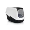 Savic Nestor Toilette Con Filtro Per Gatti Nero -Forniture Per Gatti nestor maison de toilette avec filtre pour chat noir la compagnie des animaux