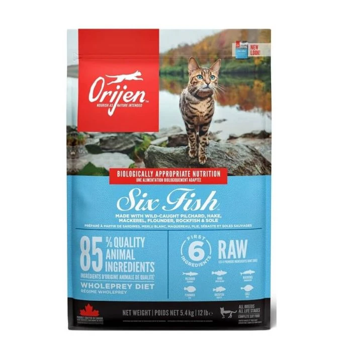 Orijen 6 Fish Gatto 1,8 Kg 4 Orijen 6 Fish Gatto 1,8 Kg - immagine 2