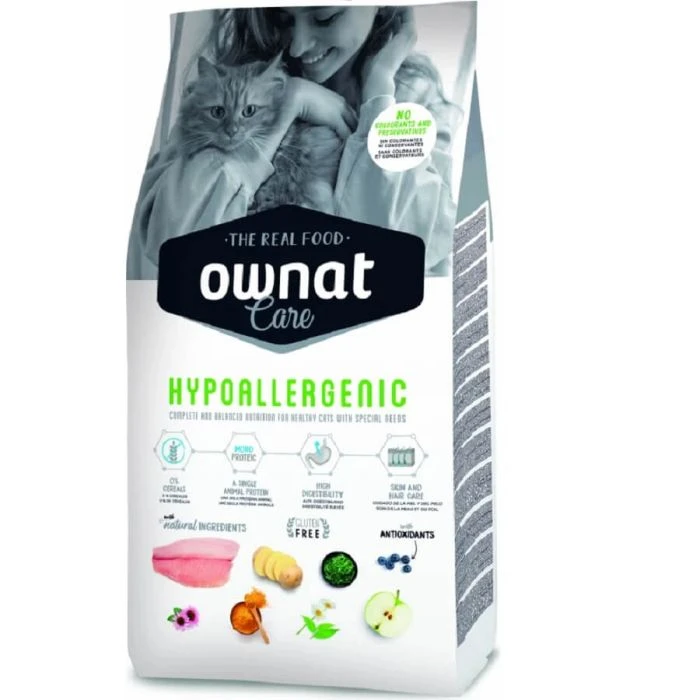 Ownat Care Hypoallergenic Per Gatto 3 Kg 3 Ownat Care Hypoallergenic Per Gatto 3 Kg