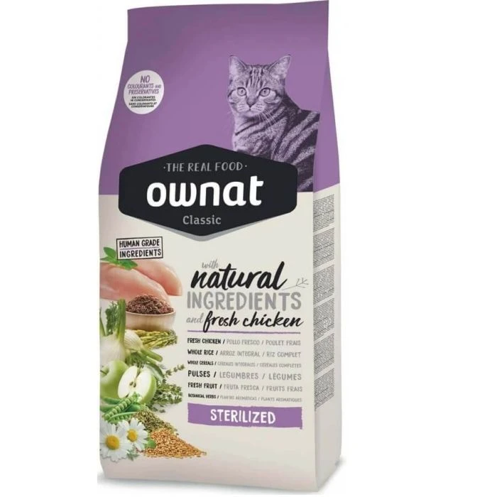 Ownat Gatto Classic Sterilized 4 Kg 3 Ownat Gatto Classic Sterilized 4 Kg