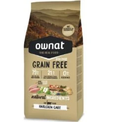 Ownat Grain Free Prime Hair & Skin Per Gatto 3 Kg