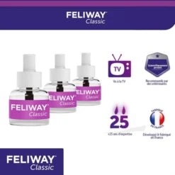 Pack Feliway Ricarica 3 X 48 Ml -Forniture Per Gatti pack feliway classic recharge 3 x 48 ml 2