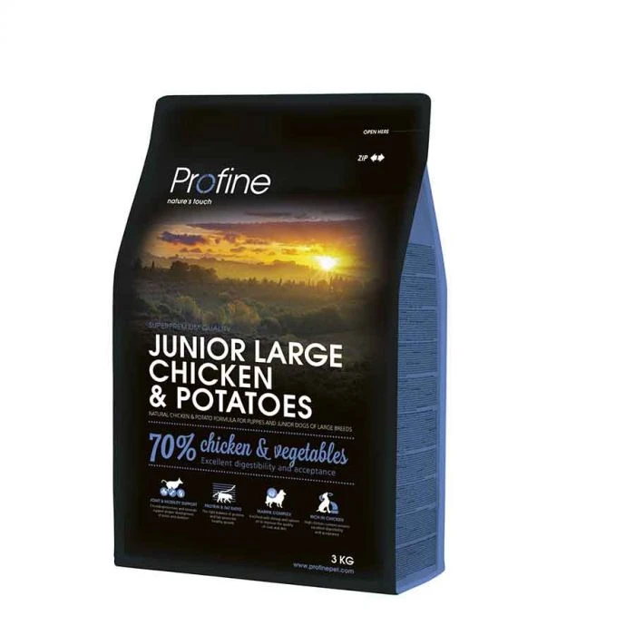 Profine Junior Large Dog Crocchette Al Pollo 3 Kg 3 Profine Junior Large Dog Crocchette Al Pollo 3 Kg