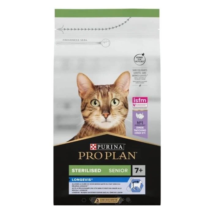 Purina Proplan Longevis Senior Cat Sterilised Tacchino 1,5 Kg 8 Purina Proplan Longevis Senior Cat Sterilised Tacchino 1,5 Kg - immagine 6