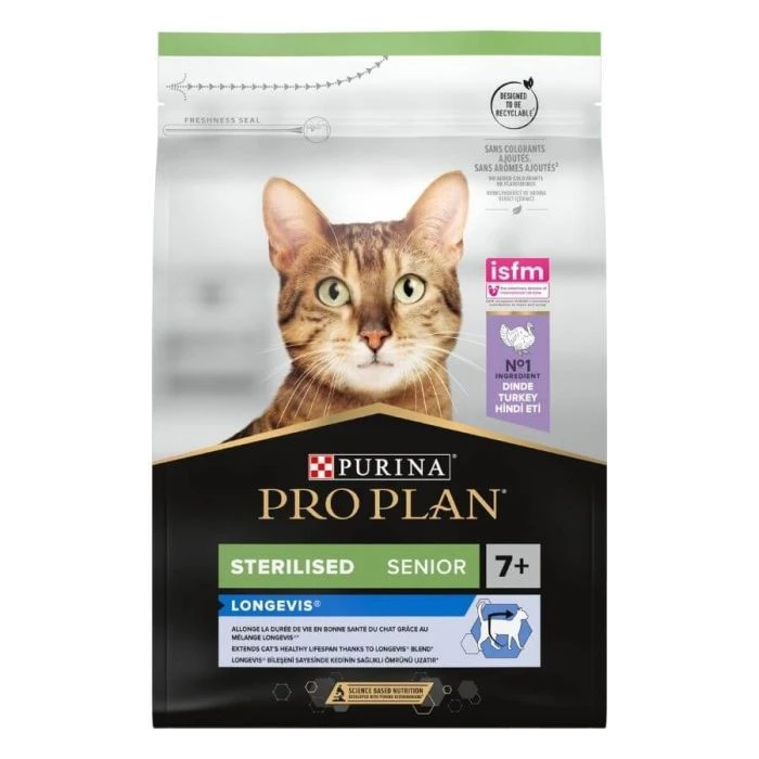 Purina Proplan Longevis Senior Cat Sterilised Tacchino 3 Kg 4 Purina Proplan Longevis Senior Cat Sterilised Tacchino 3 Kg - immagine 2
