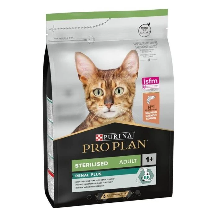 Purina Proplan Sterilised Cat Adult RENAL PLUS Salmone 3 Kg 4 Purina Proplan Sterilised Cat Adult RENAL PLUS Salmone 3 Kg - immagine 2