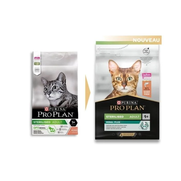 Purina Proplan Sterilised Cat Adult RENAL PLUS Salmone 3 Kg 3 Purina Proplan Sterilised Cat Adult RENAL PLUS Salmone 3 Kg