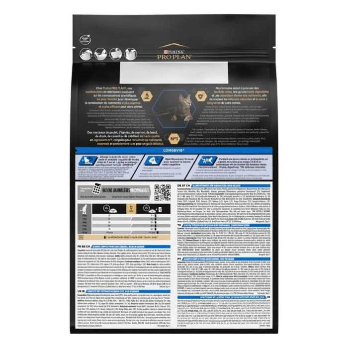 Purina Proplan Original Cat Longevis Senior 7+ Salmone 3 Kg 5 Purina Proplan Original Cat Longevis Senior 7+ Salmone 3 Kg - immagine 3