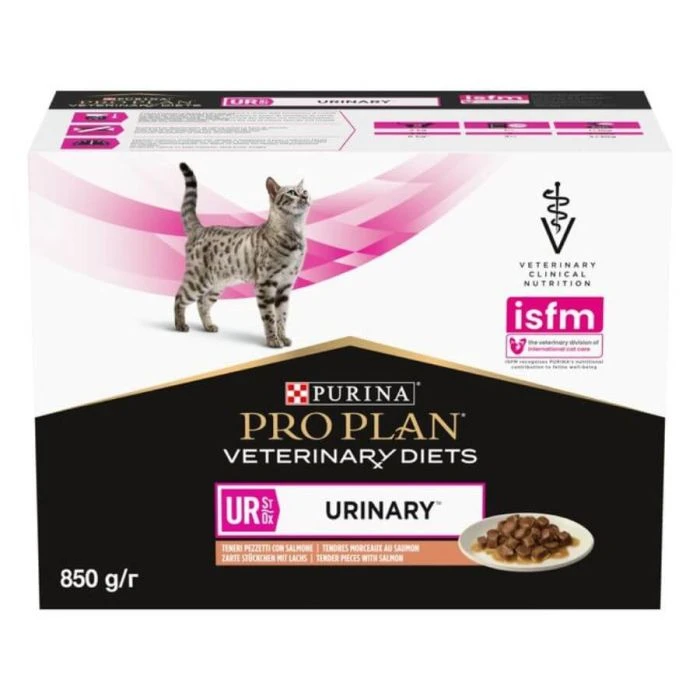 Purina Proplan PPVD Feline Urinary UR Salmone 10 X 85 G 4 Purina Proplan PPVD Feline Urinary UR Salmone 10 X 85 G - immagine 2