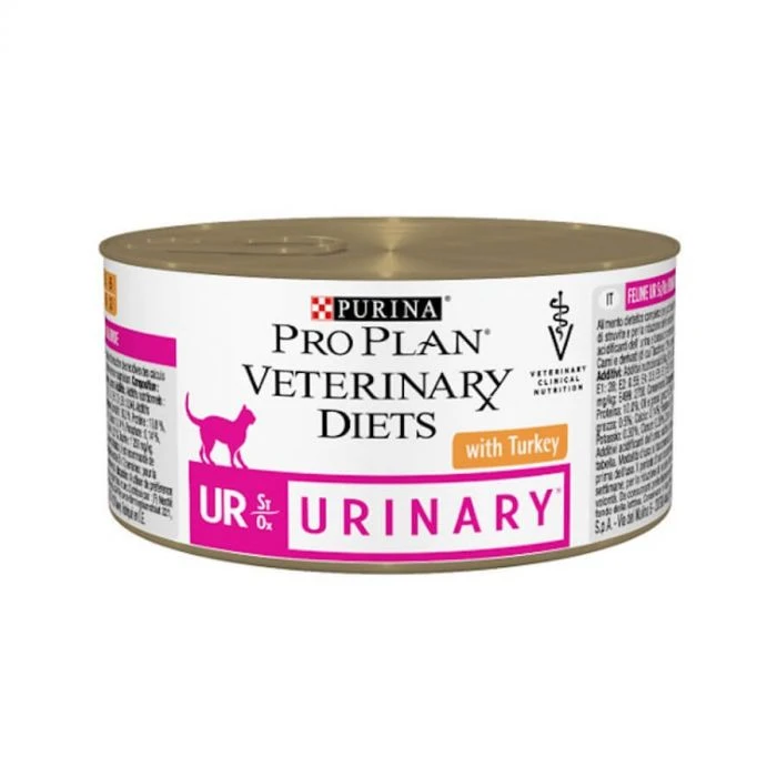 Purina Proplan PPVD Feline Urinary UR Tacchino 24 X 195 G 3 Purina Proplan PPVD Feline Urinary UR Tacchino 24 X 195 G
