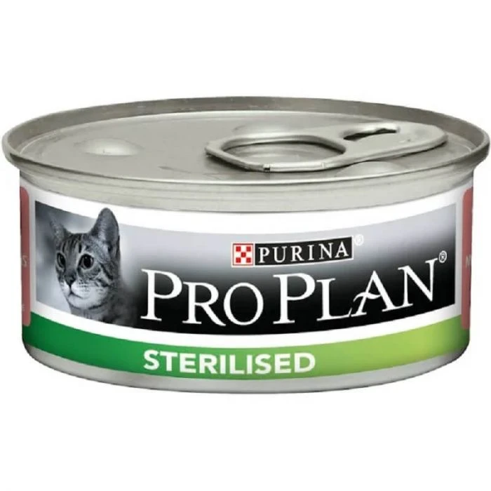 Purina Proplan Cat Sterilised Salmone 24 X 85 G 3 Purina Proplan Cat Sterilised Salmone 24 X 85 G