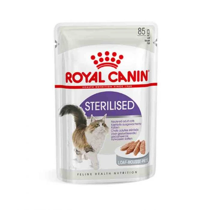 Royal Canin Feline Health Nutrition Sterilised Mousse 12 X 85 G 3 Royal Canin Feline Health Nutrition Sterilised Mousse 12 X 85 G